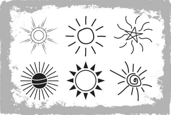 Download Sunset Hand Drawn Illustrations Vector - Illustrations Collection