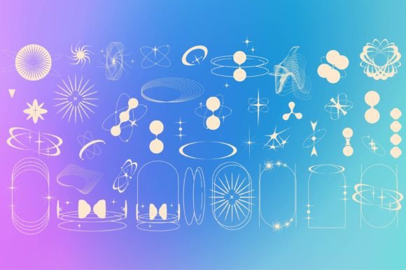 Download 40 Y2k Aesthetic Shape Modern - Shape Collection