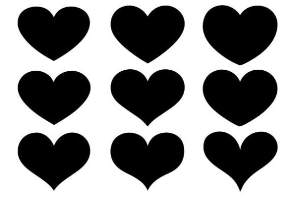 Download Heart Svg, Heart Shape Bundle - Shape Collection