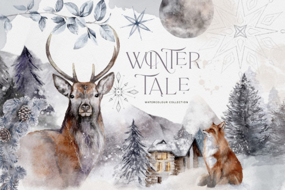 Download Winter Illustrations Clip Art Watercolor - Illustrations Collection