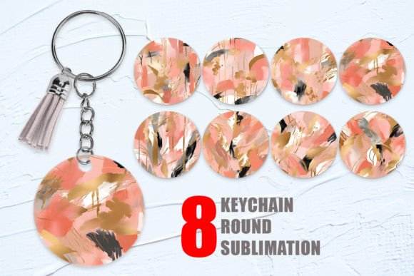 Download Keychain Contemporary Art Pink - Contemporary Collection