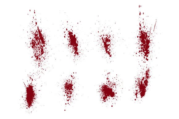 Download Ink Blot Set of Blood Background - Blot Collection