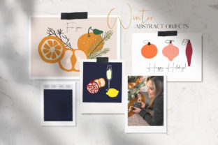 Download Winter Abstract Illustrations Set - Illustrations Collection