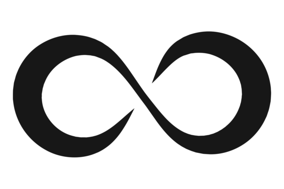 Download Infinity Icon. Eight Shape Silhouette. E - Shape Collection