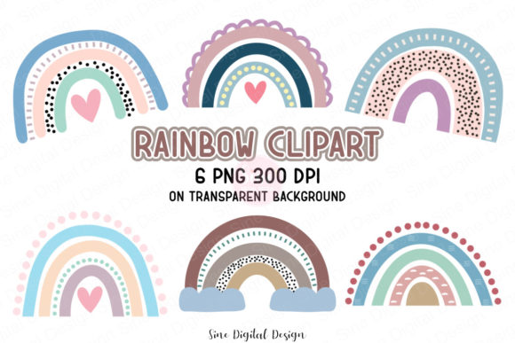 Download Pastel Rainbow Clipart Designs - Pastel rainbow clipart Collection