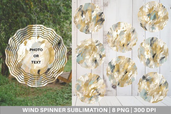 Download Wind Spinner Contemporary Art and Gold - Contemporary Collection