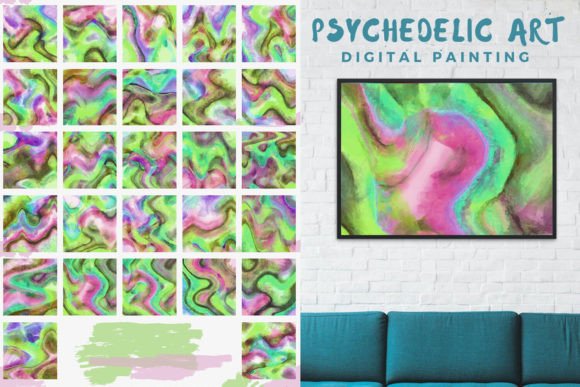Download Psychedelic Abstract Illustrations - Illustrations Collection