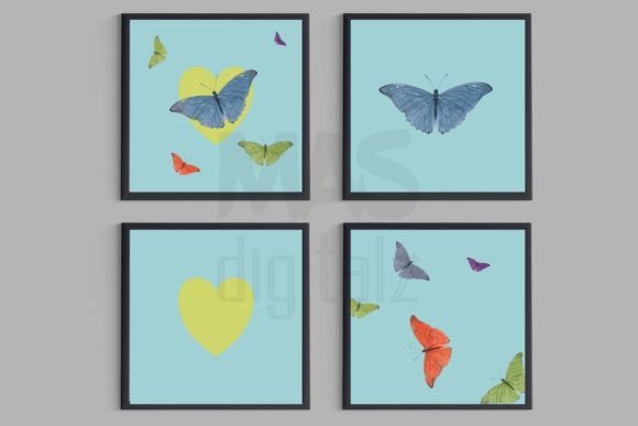 Download Butterfly Baby Nursery Decor Blue - Baby nursery decor Collection